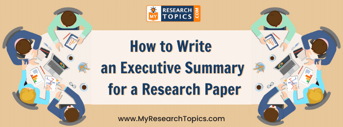 executive summary example research paper